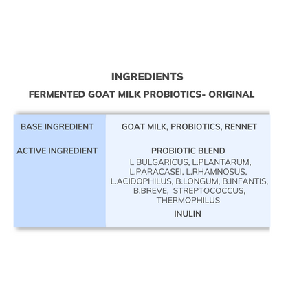 Fermented Goat Milk Probiotic + Mix Fruits Freeze-Dried -Trial Pack
