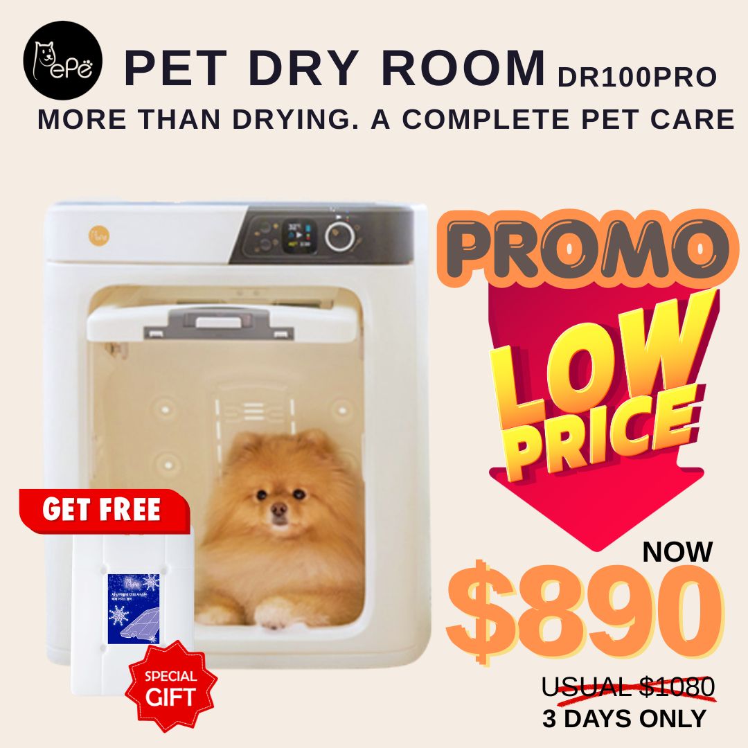 Pepe Pet Dry Room DR100PRO[ + Free GIFT PEPE COOLER PAD
