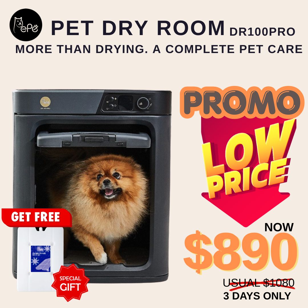 Pepe Pet Dry Room DR100PRO[ + Free GIFT PEPE COOLER PAD
