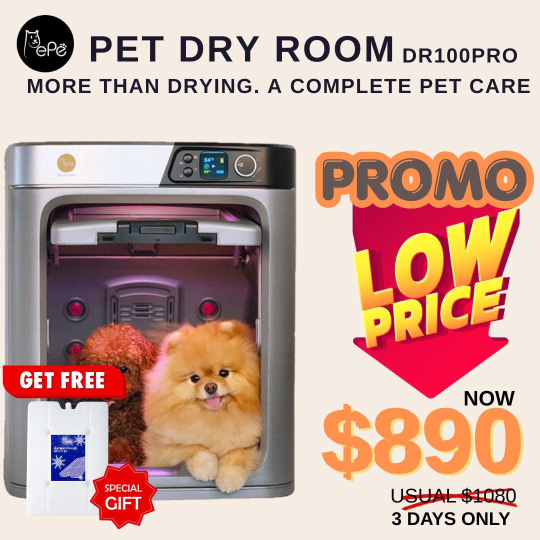 Pepe Pet Dry Room DR100PRO[ + Free GIFT PEPE COOLER PAD