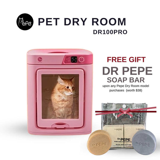 Pepe Pet Dry Room DR100PRO + [Free Gift] DR PEPE Duo Soap Bars