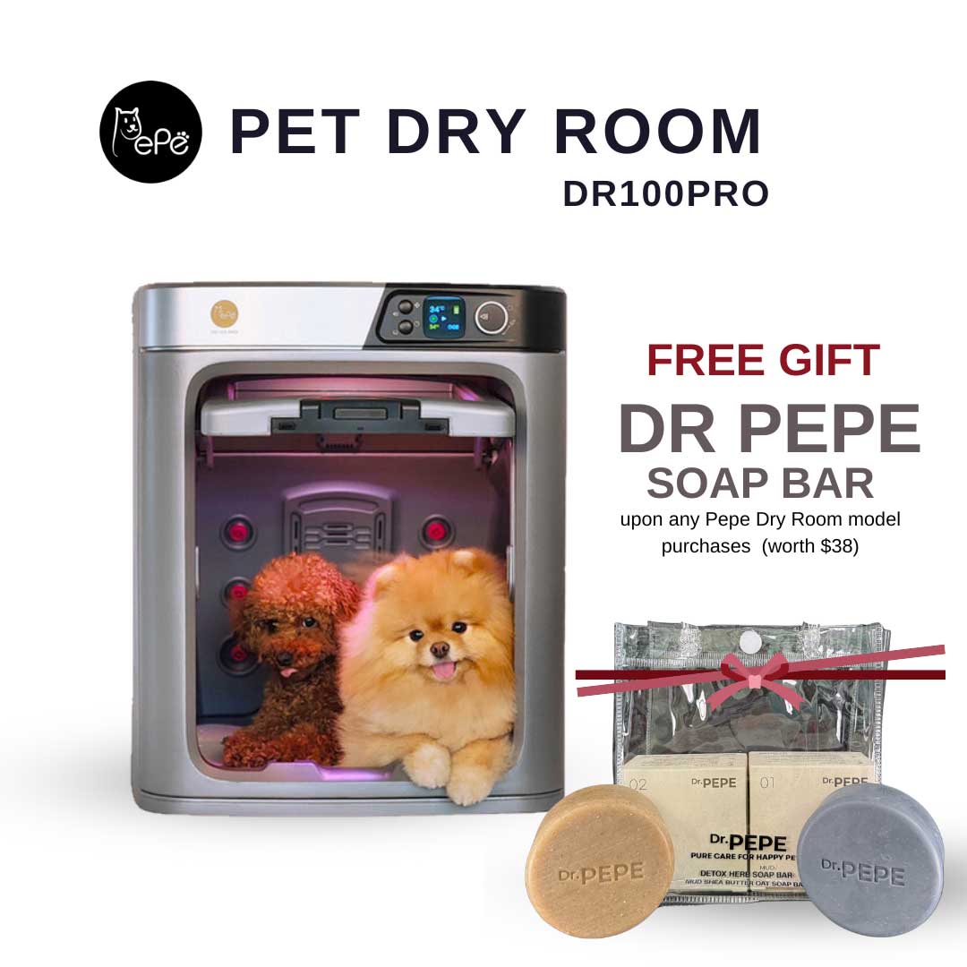 Pepe Pet Dry Room DR100PRO + [Free Gift] DR PEPE Duo Soap Bars