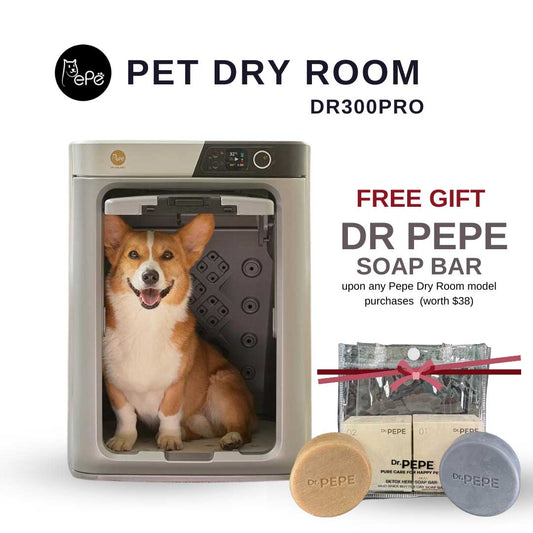 Pepe Pet Dry Room DR300PRO + [Free Gift] DR PEPE Duo Soap Bar