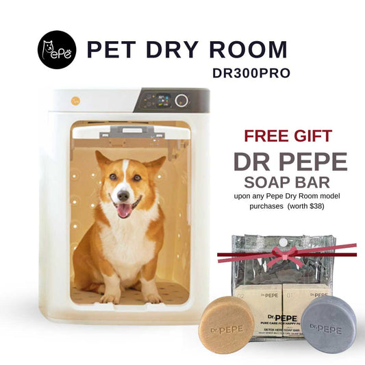 Pepe Pet Dry Room DR300PRO + [Free Gift] DR PEPE Duo Soap Bar