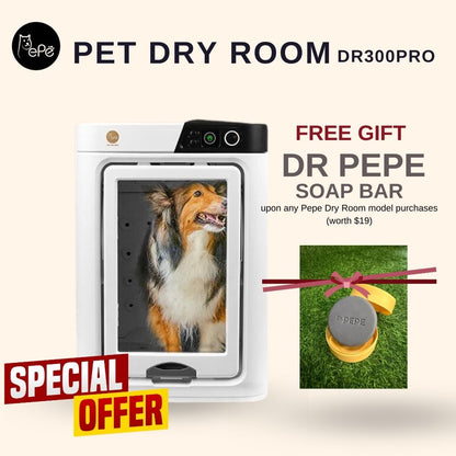 Pepe Pet Dry Room DR300PRO + Free Gift DR PEPE SOAP BAR