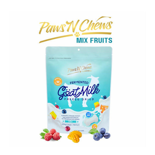 Fermented Goat Milk Probiotic + Mix Fruits Freeze-Dried – Value Pack